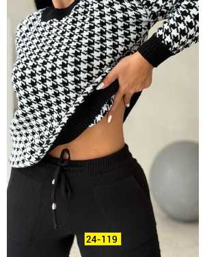 ЖЕНСКИЙ КОСТЮМ ДВОЙКА ТКАНЬ ВЯЗКА