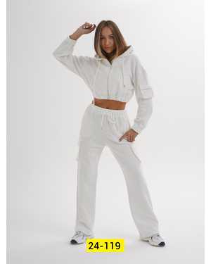 ЖЕНСКИЙ КОСТЮМ ДВОЙКА ТКАНЬ ТРИКОТАЖ