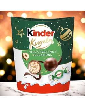 Киндер шоколадные шарики в молочном шоколаде 90г