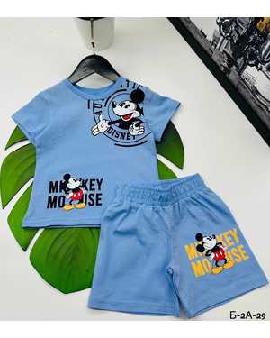 ШОРТЫ С ФУТБОЛКОЙ ТКАНЬ 100% ХЛОПОК