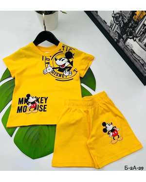 ШОРТЫ С ФУТБОЛКОЙ ТКАНЬ 100% ХЛОПОК