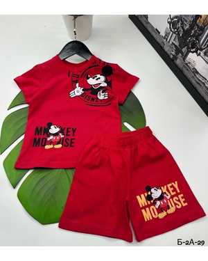 ШОРТЫ С ФУТБОЛКОЙ ТКАНЬ 100% ХЛОПОК