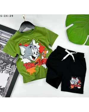 ШОРТЫ С ФУТБОЛКОЙ ТКАНЬ 100% ХЛОПОК