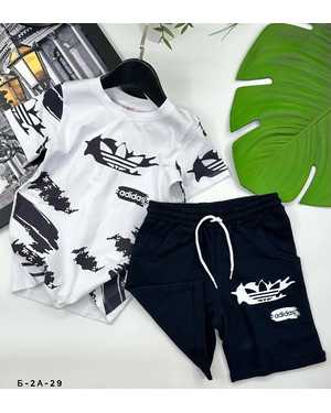 ШОРТЫ С ФУТБОЛКОЙ ТКАНЬ 100% ХЛОПОК