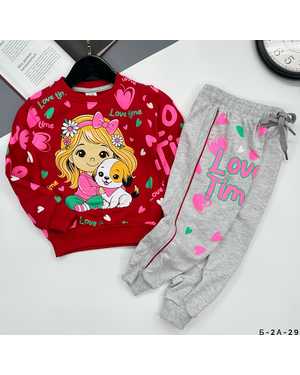 ДЕТСКИЙ КОСТЮМ ДВОЙКА ТКАНЬ 2-Х НИТКА, 100% ХЛОПОК