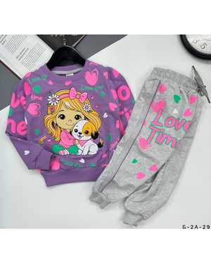 ДЕТСКИЙ КОСТЮМ ДВОЙКА ТКАНЬ 2-Х НИТКА, 100% ХЛОПОК