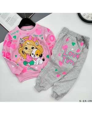 ДЕТСКИЙ КОСТЮМ ДВОЙКА ТКАНЬ 2-Х НИТКА, 100% ХЛОПОК