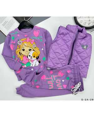 ДЕТСКИЙ КОСТЮМ ТРОЙКА ТКАНЬ 2-Х НИТКА