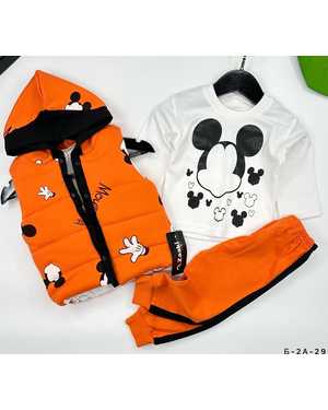 ДЕТСКИЙ КОСТЮМ ТРОЙКА ТКАНЬ ХЛОПОК