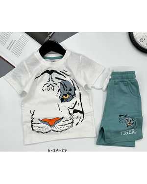 ШОРТЫ С ФУТБОЛКОЙ ТКАНЬ 100% ХЛОПОК