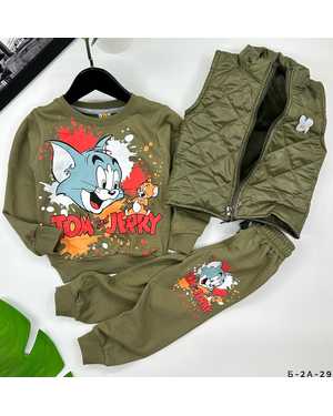 ДЕТСКИЙ КОСТЮМ ТРОЙКА ТКАНЬ 2-Х НИТКА