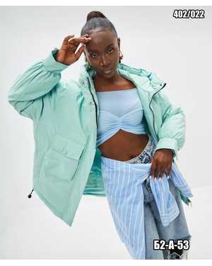 КУРТКА В РАЗМЕР ТКАНЬ ПЛАЩОВКА ВНУТРИ ХОЛОФАЙБЕР