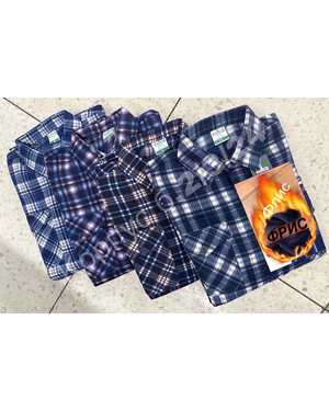 РУБАШКА В РАЗМЕР ТКАНЬ ТЁПЛЫЙ С НАЧЕСОМ