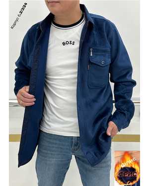 РУБАШКА В РАЗМЕР ТКАНЬ БАРХАТ, ФЛИС