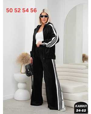 ЖЕНСКИЙ КОСТЮМ ДВОЙКА ТКАНЬ ВЕЛЮР