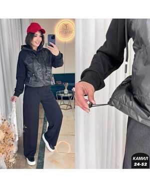 ЖЕНСКИЙ КОСТЮМ ДВОЙКА ТКАНЬ ТЁПЛАЯ ЛАПША + ПЛАЩЁВКА (КОФТА), ТЁПЛАЯ ЛАПША (ШТАНЫ)