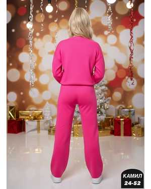 ЖЕНСКИЙ КОСТЮМ ДВОЙКА ТКАНЬ КАШЕМИР С СТРАЗАМИ