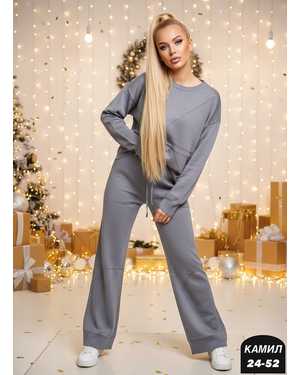 ЖЕНСКИЙ КОСТЮМ ДВОЙКА ТКАНЬ КАШЕМИР С СТРАЗАМИ