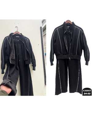 ЖЕНСКИЙ КОСТЮМ ДВОЙКА ТКАНЬ ТРЕХНИТКА С МЕХОМ