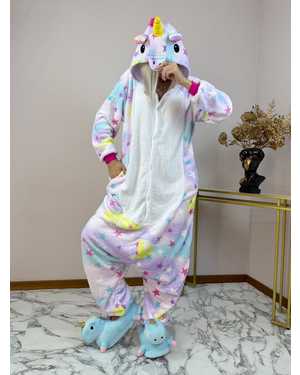 Кигуруми единорог материал велсофт Размер S(140-150СМ), XL(175-185 СМ)
