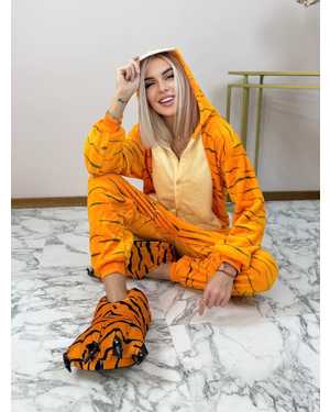 Кигуруми тигр материал велсофт