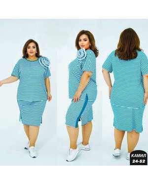 ЖЕНСКИЙ КОСТЮМ ДВОЙКА ТКАНЬ ЛАПША