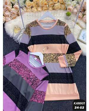 ПЛАТЬЕ ТКАНЬ ТРИКОТАЖ