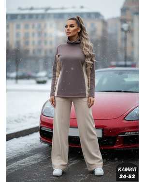 ЖЕНСКИЙ КОСТЮМ ДВОЙКА ТКАНЬ КАШЕМИР