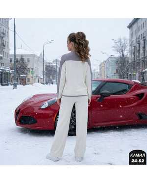 ЖЕНСКИЙ КОСТЮМ ДВОЙКА ТКАНЬ КАШЕМИР