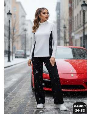 ЖЕНСКИЙ КОСТЮМ ДВОЙКА ТКАНЬ КАШЕМИР