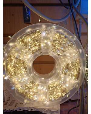 Гирлянда Роса мишура для дома и для улицы Размер 100м