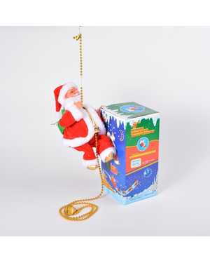 Кукла Сантаклаус Электрическая игрушка для скалолазания, музыкальная