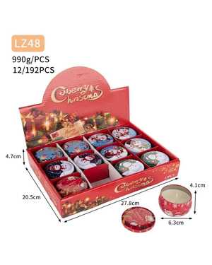 Ароматическая свеча в банке в упаковке 12шт