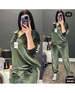 ЖЕНСКИЙ КОСТЮМ ДВОЙКА ТКАНЬ ВЕЛЮР