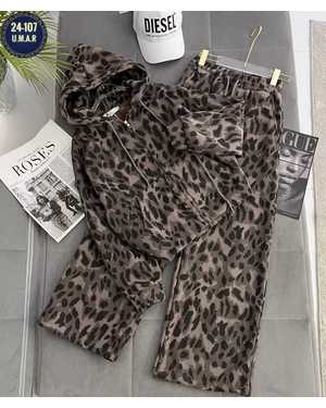 ЖЕНСКИЙ КОСТЮМ ДВОЙКА ТКАНЬ ФЛИС С НАЧЁСОМ