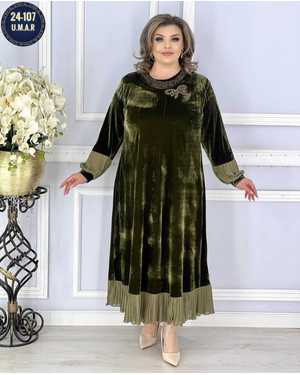 ПЛАТЬЕ ТКАНЬ ЛОМАНЬ ВЕЛЮР