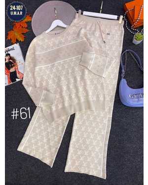 ЖЕНСКИЙ КОСТЮМ ДВОЙКА ТКАНЬ КАШЕМИР С СТРАЗАМИ