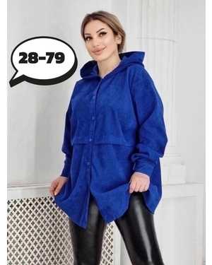 РУБАШКА В РАЗМЕР ТКАНЬ ВЕЛВЕТЬ