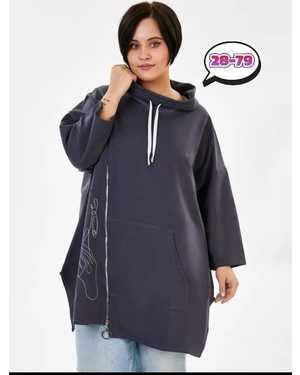 ТУНИКА В РАЗМЕР ТКАНЬ ПЛОТНЫЙ ТРИКОТАЖ