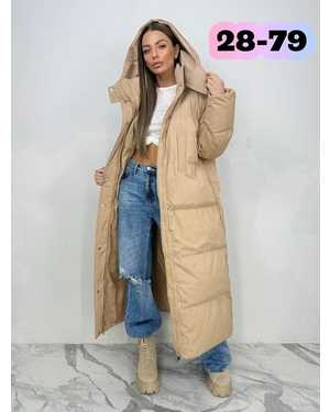 КУРТКА УДЛИНЕННАЯ В РАЗМЕР ТКАНЬ ХОЛОФАЙБЕР