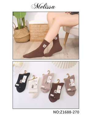 ЖЕНСКИЕ НОСОЧКИ 10 ПАР СОСТАВ: КАШЕМИР 90%, ЛАЙКРА 5%, СПАНДЕКС 5% РАЗМЕР: РАЗМЕР: 36-41