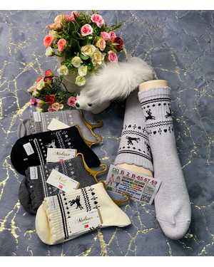 ЖЕНСКИЕ НОСОЧКИ 10 ПАР СОСТАВ: КАШЕМИР 90%, ЛАЙКРА 5%, СПАНДЕКС 5% ВОЗРАСТ: NONE РАЗМЕР: РАЗМЕР: 36-41