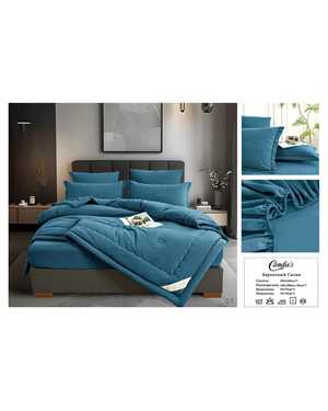 Комплект постельного белья Candies Barhat с готовым одеялом. Ткань: Бархатный Сатин Плотность: 160гр(возможно замена на похожее)