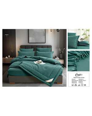 Комплект постельного белья Candies Barhat с готовым одеялом. Ткань: Бархатный Сатин Плотность: 160гр(возможно замена на похожее)