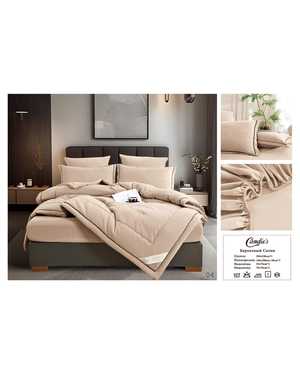 Комплект постельного белья Candies Barhat с готовым одеялом. Ткань: Бархатный Сатин Плотность: 160гр(возможно замена на похожее)
