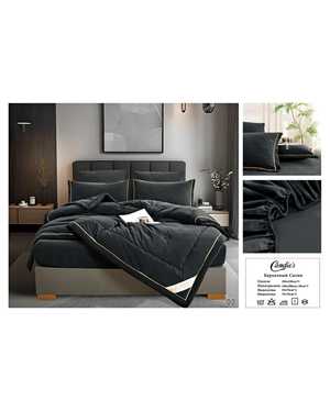 Комплект постельного белья Candies Barhat с готовым одеялом. Ткань: Бархатный Сатин Плотность: 160гр(возможно замена на похожее)