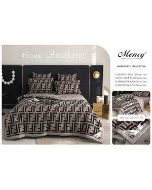 Комплект постельного белья с готовым одеялом Mency Ткань: Сатин; Наполнитель одеяло: Микрогель & Шелк(возможно замена на похожее)