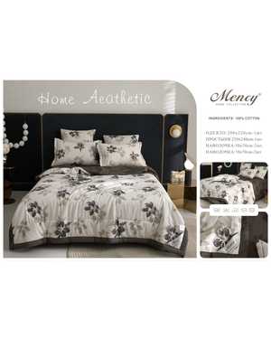 Комплект постельного белья с готовым одеялом Mency Ткань: Сатин; Наполнитель одеяло: Микрогель & Шелк(возможно замена на похожее)