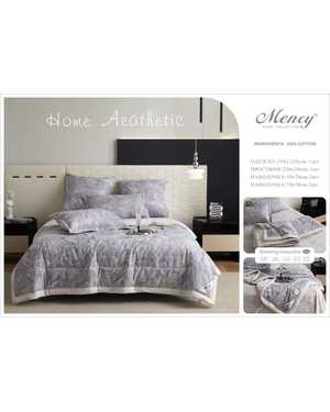 Комплект постельного белья с готовым одеялом Mency Ткань: Сатин; Наполнитель одеяло: Микрогель & Шелк(возможно замена на похожее)