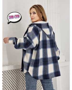 КОФТА ТКАНЬ ДРАП - МЕХ